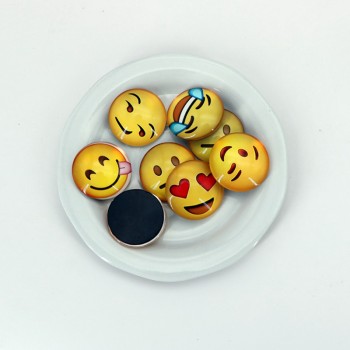 1pc Smile Emoji fridge magnet Face Expressions fridge magnets for kids 30MM Cute Cartoon refrigerator magnets Sticker Home Decor
