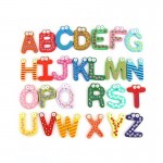 Wooden Fridge Magnet 26 Alphabet Intelligence Development Toy Kids Children Magnetic Sticker Classroom Office Whiteboard Gadget