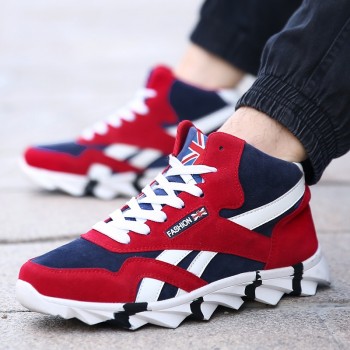 hot sale 2019 spring autumn Brand shoes man Trend walking Shoes male Sneakers Comfortable lace-up male sports jogging shoes