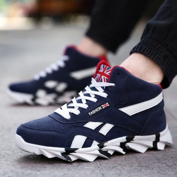 hot sale 2019 spring autumn Brand shoes man Trend walking Shoes male Sneakers Comfortable lace-up male sports jogging shoes