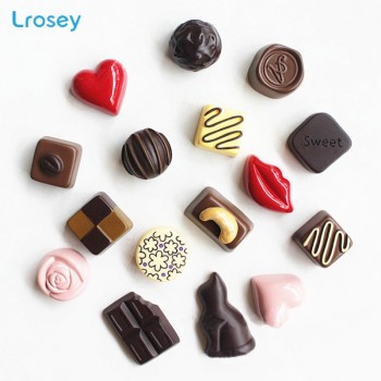 Simulation food chocolate Magnetic refrigerator sticker Home decoration accessories DIY cake message information Fridge Magnet