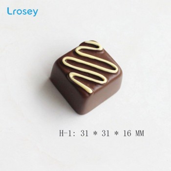 Simulation food chocolate Magnetic refrigerator sticker Home decoration accessories DIY cake message information Fridge Magnet