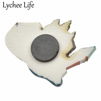 Lychee Life Venice Scenic Refrigerator Magnetic Sticker Famous Landscape Fridge Magnet Travel Souvenir Modern Home Kitchen Decor