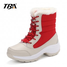 2018 TBA Snow Winter Shoes Womens Plush Warm Snow Shoes Ladies Winter Ankle Boots Female Outdoor Lightweight Snow Boots 35-41