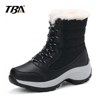 2018 TBA Snow Winter Shoes Womens Plush Warm Snow Shoes Ladies Winter Ankle Boots Female Outdoor Lightweight Snow Boots 35-41