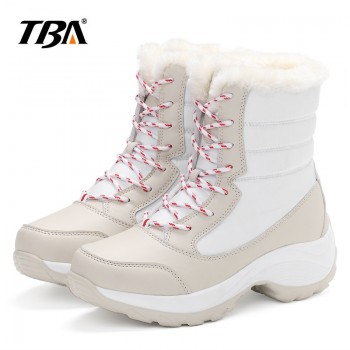 2018 TBA Snow Winter Shoes Womens Plush Warm Snow Shoes Ladies Winter Ankle Boots Female Outdoor Lightweight Snow Boots 35-41