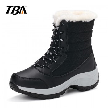 2018 TBA Snow Winter Shoes Womens Plush Warm Snow Shoes Ladies Winter Ankle Boots Female Outdoor Lightweight Snow Boots 35-41