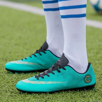 ZHENZU Professional Soccer Cleats Cheap Football Shoes Kids Men krampon futbol orjinal Outdoor Football Boots  Sneakers ayakkabi