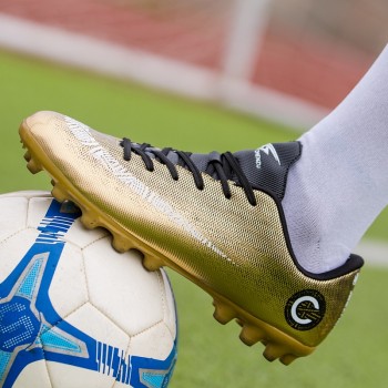 ZHENZU Professional Soccer Cleats Cheap Football Shoes Kids Men krampon futbol orjinal Outdoor Football Boots  Sneakers ayakkabi