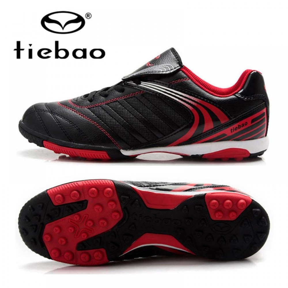 TIEBAO Brand Professional Adult Outdoor Sports Football Soccer Shoes TF Turf Rubber Soles For Kids Men Training Sneakers Boots