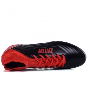 sufei Top Quality High Ankle Football Boots FG Soccer Shoes Outdoor Sport Training Cleats 39-46 Size
