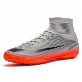 Men Soccer Shoes With Socks High Ankle Football Boots Boys Indoor Soccer Cleats Zapatillas de Deporte Mujer Football Masculino