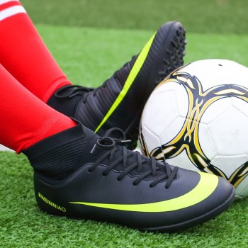Men Soccer Shoes With Socks High Ankle Football Boots Boys Indoor Soccer Cleats Zapatillas de Deporte Mujer Football Masculino