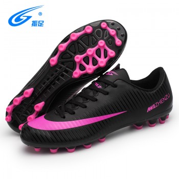 zhenzu New Boy Kids Men Soccer Cleats Shoes Turf Football Boots Soccer Shoes Hard Court Outdoor Trainers Sport Sneakers Shoes