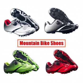 BOODUN Mens Cycling Shoes Road Bike Shoes Mountain Bike Bicycle MTB Shoes Reflective Cycle Sneaker Triathlon Racing Shoes