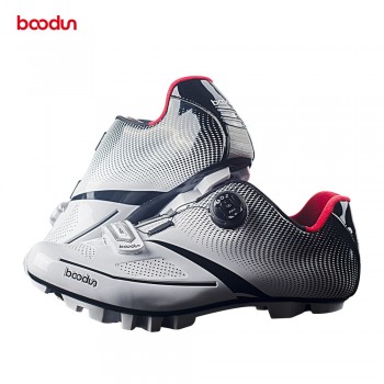 BOODUN Mens Cycling Shoes Road Bike Shoes Mountain Bike Bicycle MTB Shoes Reflective Cycle Sneaker Triathlon Racing Shoes