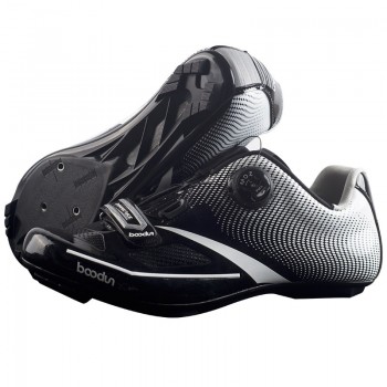 BOODUN Mens Cycling Shoes Road Bike Shoes Mountain Bike Bicycle MTB Shoes Reflective Cycle Sneaker Triathlon Racing Shoes