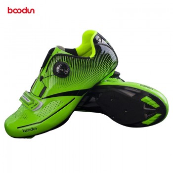 BOODUN Mens Cycling Shoes Road Bike Shoes Mountain Bike Bicycle MTB Shoes Reflective Cycle Sneaker Triathlon Racing Shoes