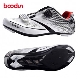 BOODUN 2018 Ultralight  Self-Locking Pro Mens Cycling Shoes Road Bike Triathlon Shoes Bicycle Lock Sneakers Zapatillas Ciclismo
