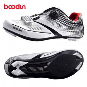 BOODUN 2018 Ultralight  Self-Locking Pro Mens Cycling Shoes Road Bike Triathlon Shoes Bicycle Lock Sneakers Zapatillas Ciclismo