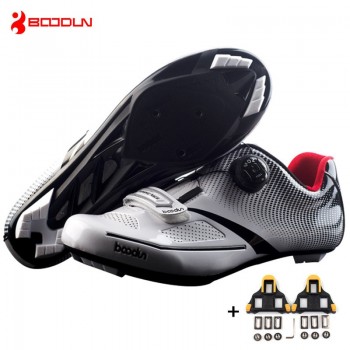 BOODUN 2018 Ultralight  Self-Locking Pro Mens Cycling Shoes Road Bike Triathlon Shoes Bicycle Lock Sneakers Zapatillas Ciclismo