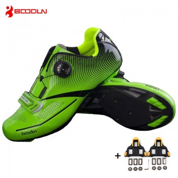 BOODUN 2018 Ultralight  Self-Locking Pro Mens Cycling Shoes Road Bike Triathlon Shoes Bicycle Lock Sneakers Zapatillas Ciclismo