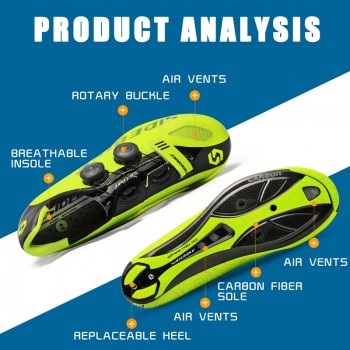 sidebike carbon road cycling shoes men racing shoes road bike ultralight self-locking bicycle sneakers breathable professional