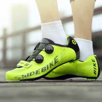 sidebike carbon road cycling shoes men racing shoes road bike ultralight self-locking bicycle sneakers breathable professional