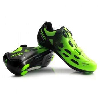 Teibao Breathable Pro Self-Locking Cycling Shoes Road Bike Bicycle Shoes Ultralight Athletic Racing Sneakers Zapatos Ciclismo