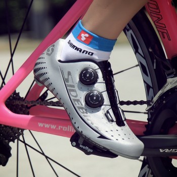 Sidebike 3M Reflectiv Carbon Ultralight Cycling Shoes self-Locking Racing Bike Shoes Road Bike Athletic Riding Shoes Ciclismo