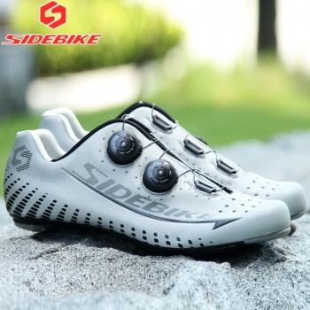 Sidebike 3M Reflectiv Carbon Ultralight Cycling Shoes self-Locking Racing Bike Shoes Road Bike Athletic Riding Shoes Ciclismo