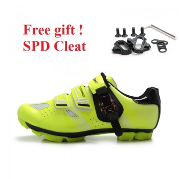 TIEBAO cycling shoes outdoor MTB shoe indoor spinning shose self-locking bicycle shoes men Breathable Mountain Bike Shoes