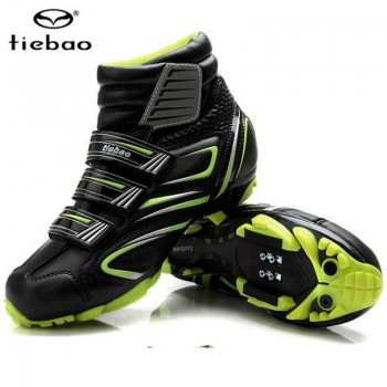 Tiebao Cycling Shoes For Women amp; Men Winter Cycle Cycling MTB bike Self-locking Shoes Bicycle Boot Sapatilha Ciclismo Zapatillas