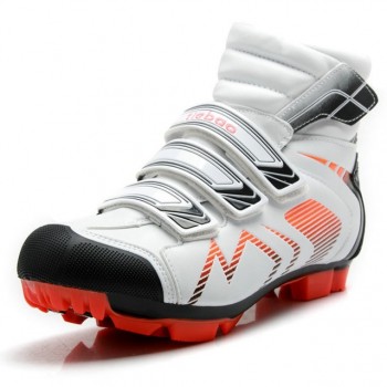 Tiebao High Ankle Racing Cycling boots Outdoor Athletic Racing MTB Cycling Shoes SelfLock Bike Shoes SPD Cleated Bicycle