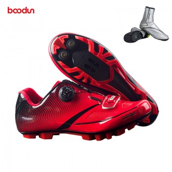 Boodun Breathable Professional Self-Locking Cycling Shoes MTB Bicycle Shoes Non-Slip Bike Racing Shoes Sapatos de ciclismo