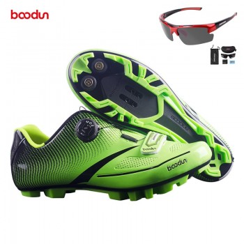 Boodun Breathable Professional Self-Locking Cycling Shoes MTB Bicycle Shoes Non-Slip Bike Racing Shoes Sapatos de ciclismo