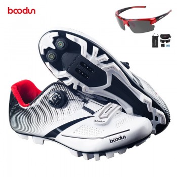 Boodun Breathable Professional Self-Locking Cycling Shoes MTB Bicycle Shoes Non-Slip Bike Racing Shoes Sapatos de ciclismo
