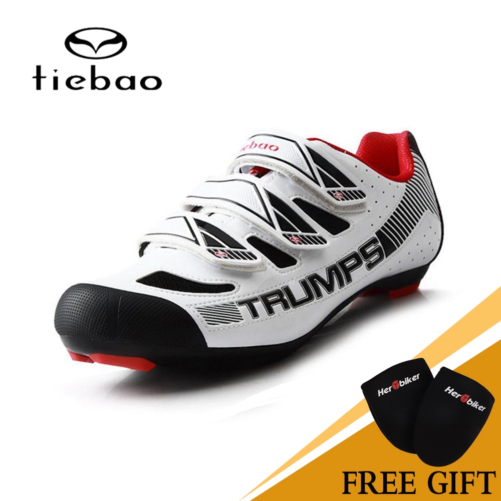 2018 TIEBAO Road Bike Shoes Professional Triathlon Riding Team Self-Locking Bike Road Riding Equipment Athletic Cycling Shoes