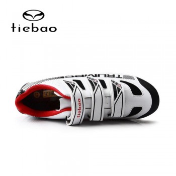 2018 TIEBAO Road Bike Shoes Professional Triathlon Riding Team Self-Locking Bike Road Riding Equipment Athletic Cycling Shoes