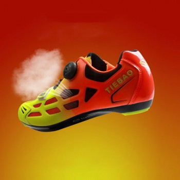 Tiebao Road Cycling Shoes Men Women Racing Bike Shoes Self-Locking Sneakers Breathable Professional Athletic Shoes
