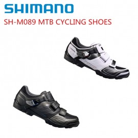 Shimano SH-M089 Cycling Shoes SPD SPD-SL MTB Mountain Bike Shose BLACK/WHITE