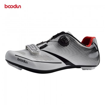 Boodun Breathable Pro Self-Locking Cycling Shoes Road Bike Bicycle Shoes Ultralight Athletic Racing Sneakers Zapatos Ciclismo