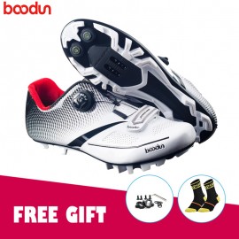 BOODUN mtb bike shoes zapatillas hombre Professional Self-locking Cycling Sneakers MTB Bicycle Shoes Non-slip Bike Shoes Sapato