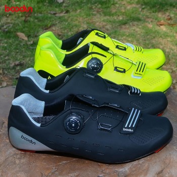 Boodun Riding Cycling Shoes Road Carbon Fiber Breathable Bicycle Shoes Athletic Racing Sneakers Bike Shoes Zapatillas Ciclismo