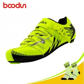 BOODUN sapatilha ciclismo Outdoor Men Cycling Shoes Road Shoes Self-locking Bicycle Bike Wear-resistant Sapatos de ciclismo