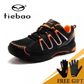 Tiebao Winter Cycling Equipment High Help Road Racing MTB PVC Soles Mountain Bike Shoes TB22-B1285 Triatlon Zapatillas Ciclismo