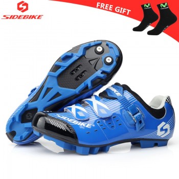 sidebike cycling shoes mtb man women bicycle shoes racing mountain bike sneakers professional self-locking breathable bici corsa