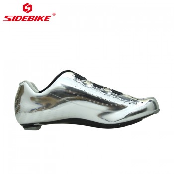 2018 NEW Professional road bike riding carbon fiber material lock shoes ultra light breathable wrapped route bicycle shoes Cheap