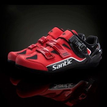 Santic 2018 New Unlocked 2 IN 1 Pro Cycling Shoes Men Road Mountain Bike Shoes Anti-slip Athletic Bicycle Shoes Racing Sneakers