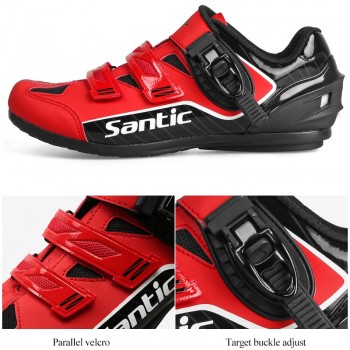 Santic 2018 New Unlocked 2 IN 1 Pro Cycling Shoes Men Road Mountain Bike Shoes Anti-slip Athletic Bicycle Shoes Racing Sneakers